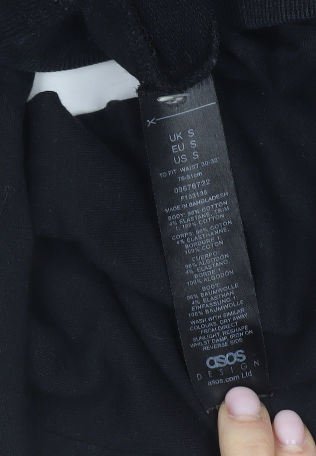 ASOS DESIGN Women's Black Jogger Trousers Size S