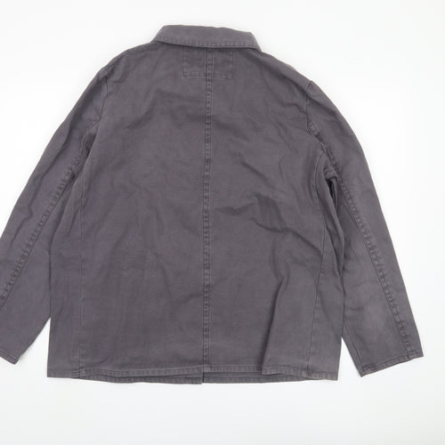 Seasalt Women's Grey Cotton Jacket, Size 16, Casual Style