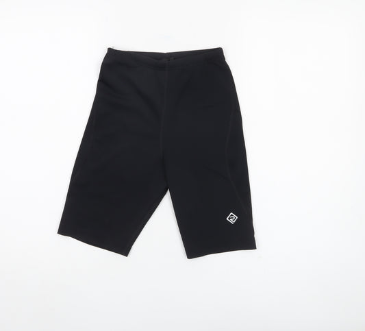Ronhill Women's Black Biker Shorts, Size S, Athletic