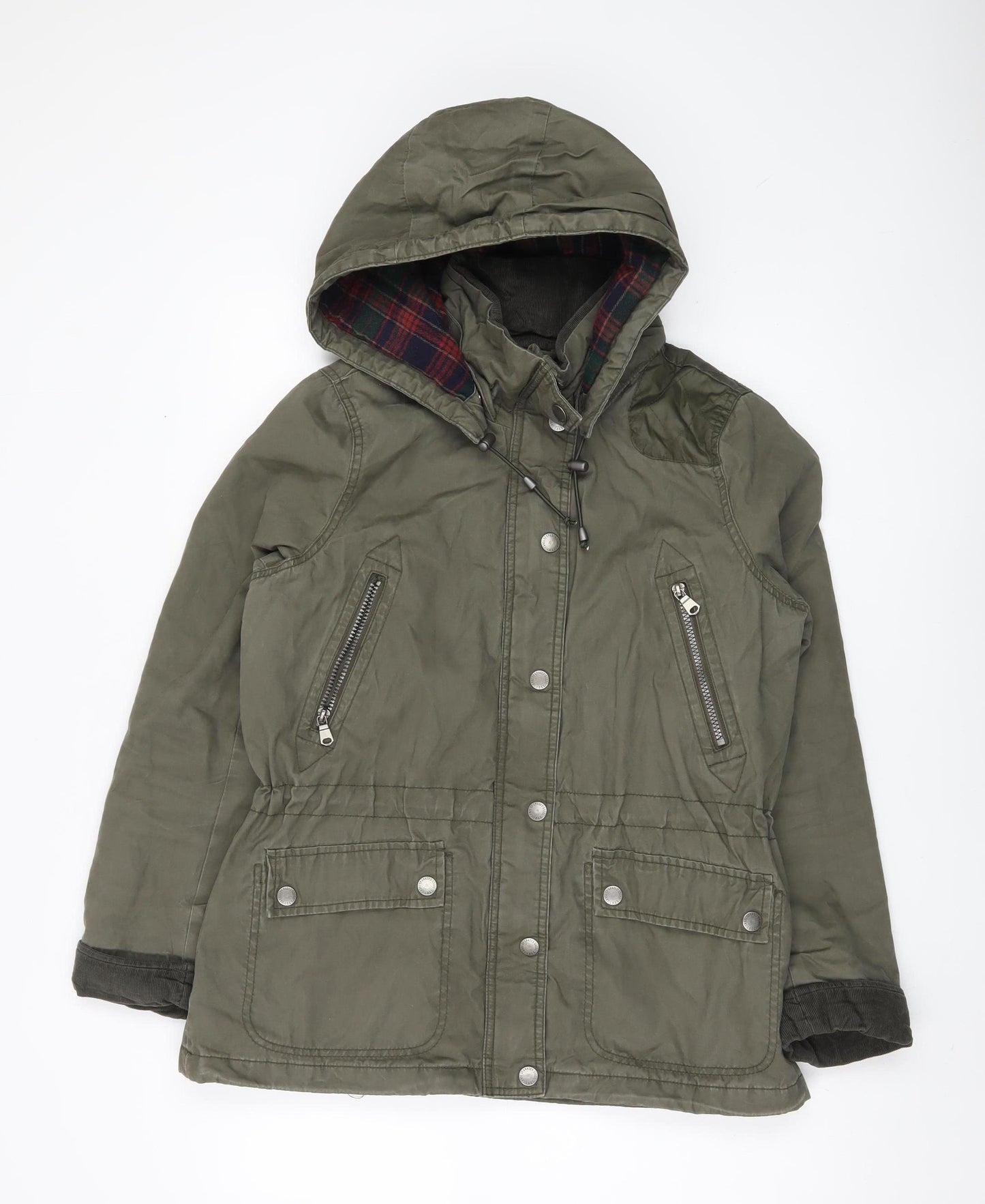 L.O.G.G. Women's Green Parka Jacket Size 12