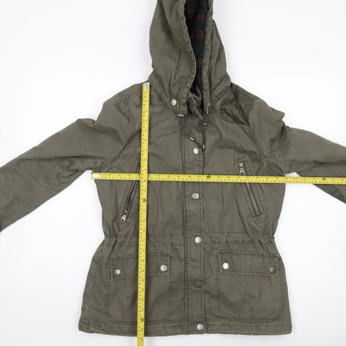 L.O.G.G. Women's Green Parka Jacket Size 12