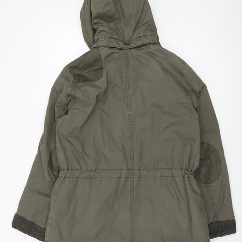 L.O.G.G. Women's Green Parka Jacket Size 12