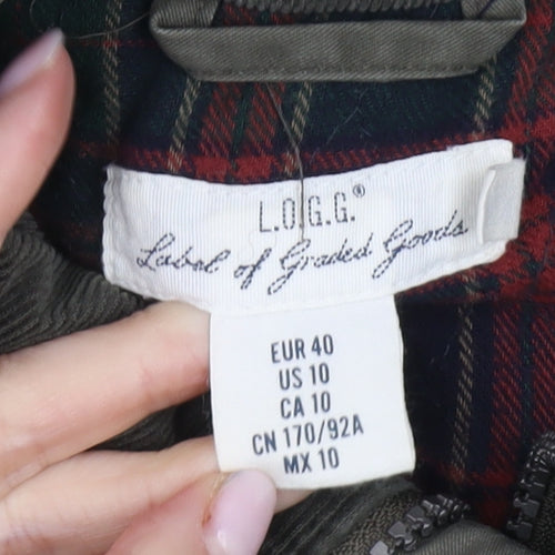 L.O.G.G. Women's Green Parka Jacket Size 12