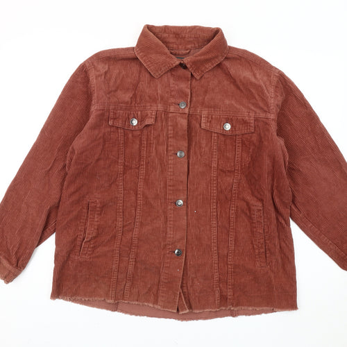 Primark Women’s Brown Corduroy Jacket Size 10