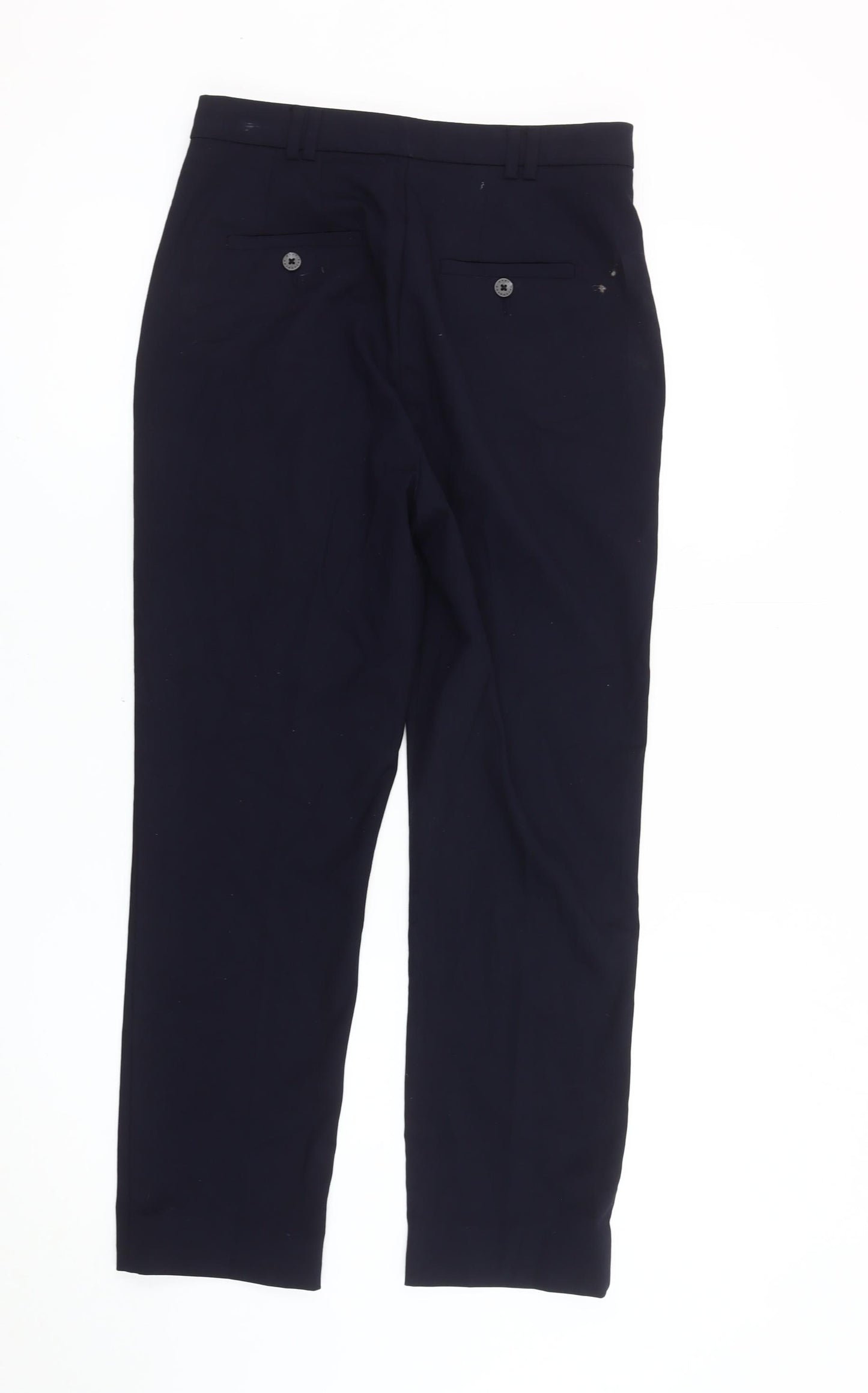 Next Women's Blue Trousers - UK 6R - Casual Workwear
