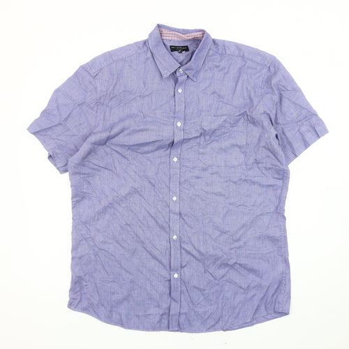 Taylor & Wright Men's Blue Button-Up Shirt