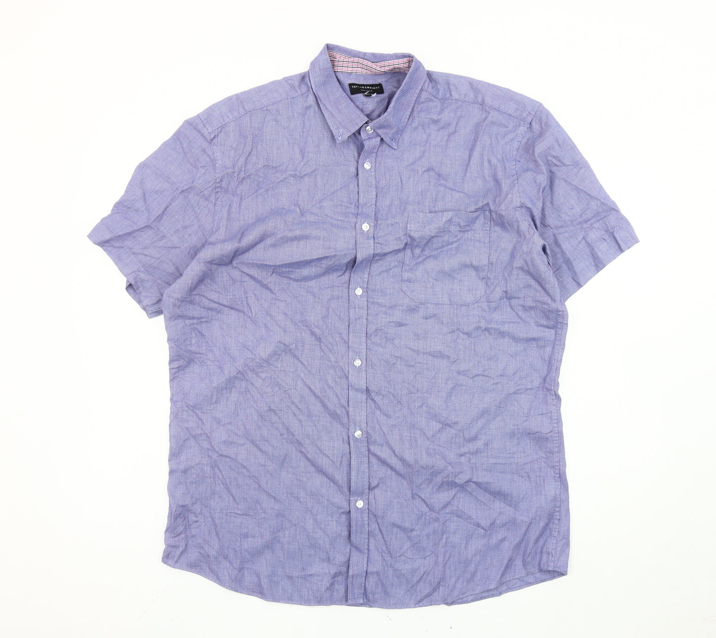 Taylor & Wright Men's Blue Button-Up Shirt