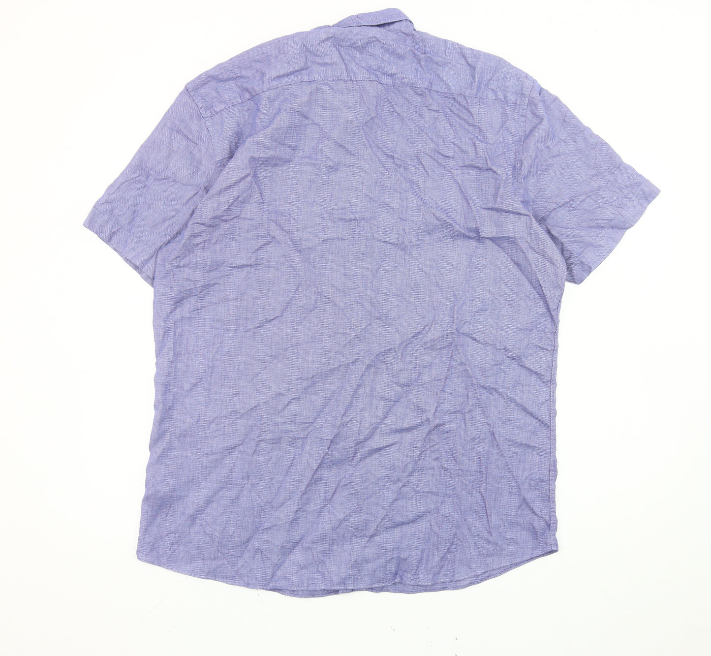 Taylor & Wright Men's Blue Button-Up Shirt