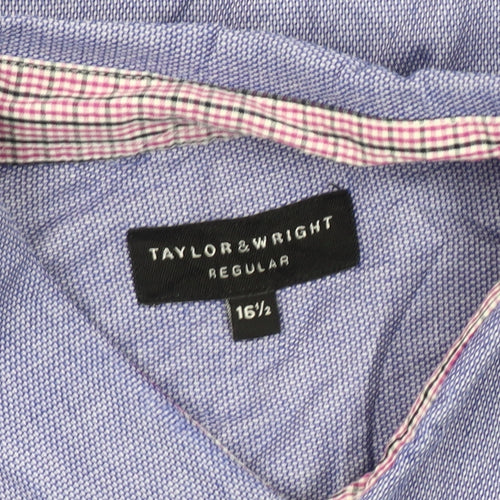 Taylor & Wright Men's Blue Button-Up Shirt