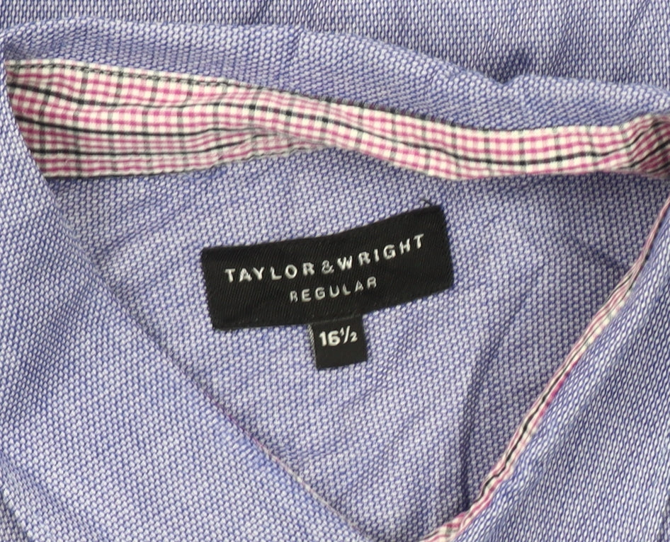 Taylor & Wright Men's Blue Button-Up Shirt