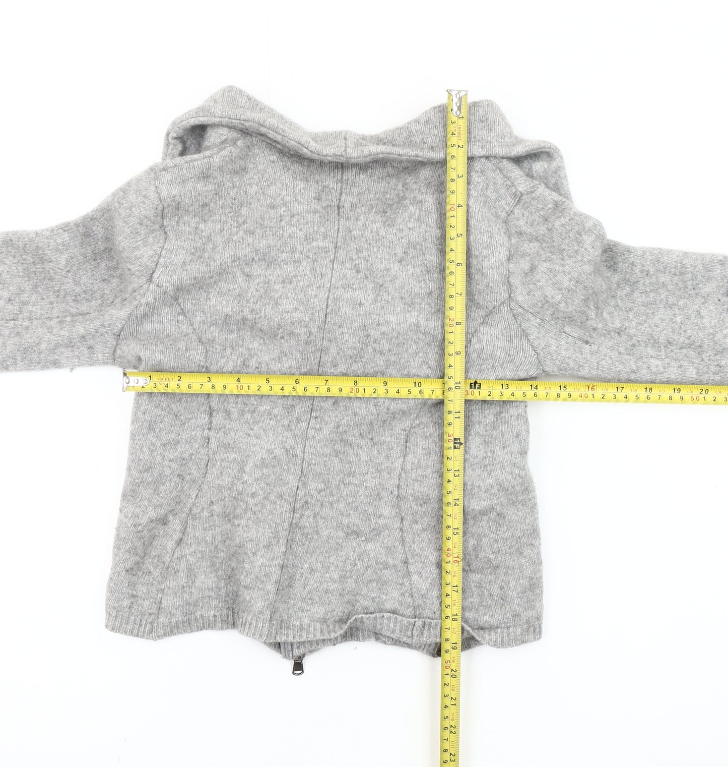 Jigsaw Women's Grey Motorcycle Jacket Size M Casual