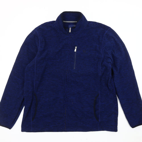 Lincoln Men's Blue Basic Jacket XL - Fleece, Full Zip
