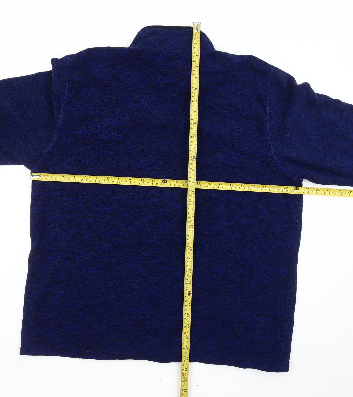 Lincoln Men's Blue Basic Jacket XL - Fleece, Full Zip