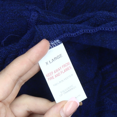 Lincoln Men's Blue Basic Jacket XL - Fleece, Full Zip