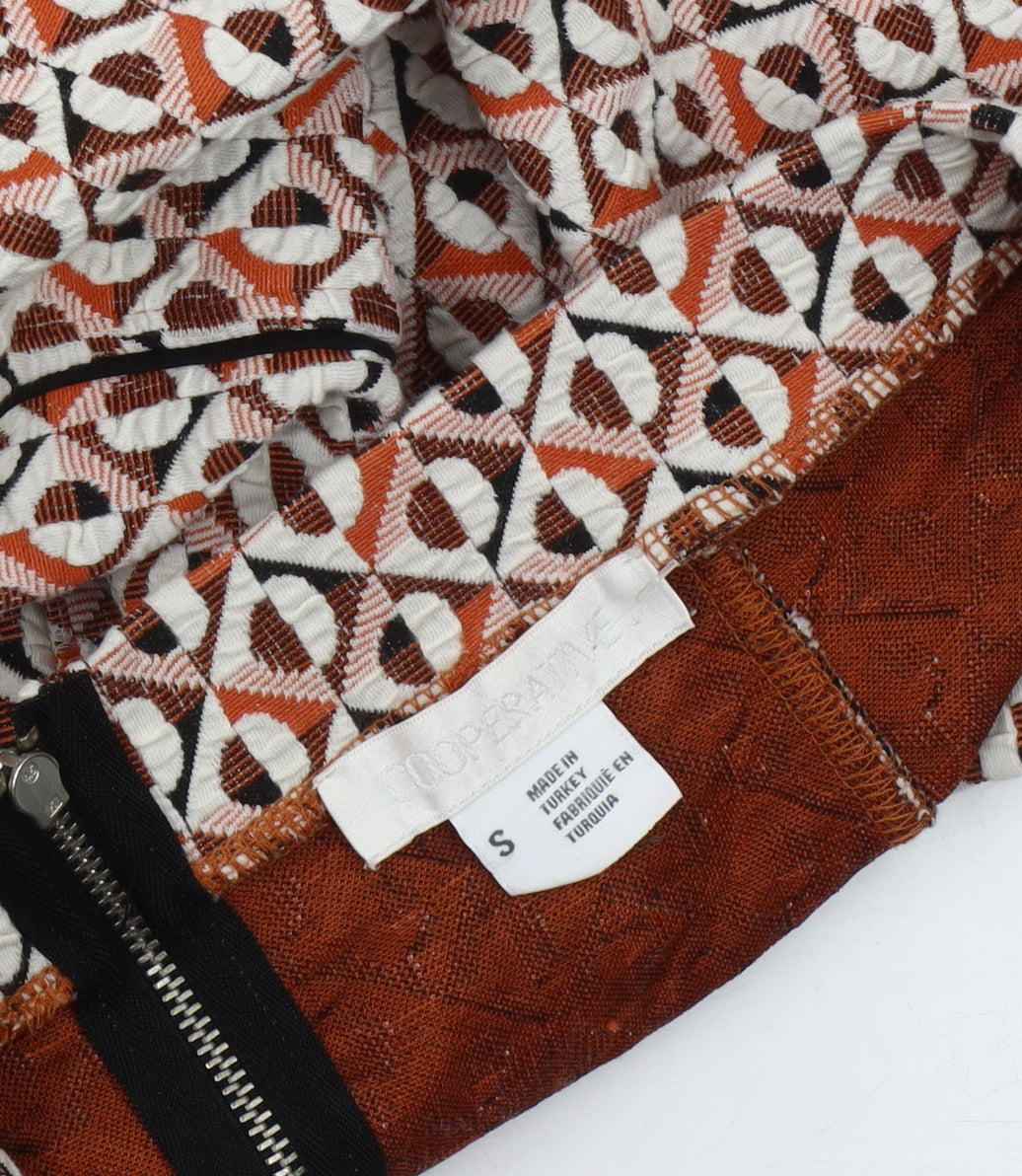 Cooperative Women's Multicoloured Pleated Short Skirt S