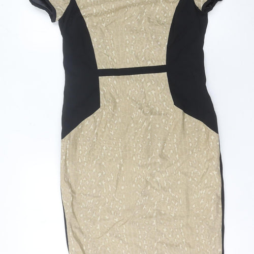 Marks and Spencer Women's Beige Pencil Dress Size 12