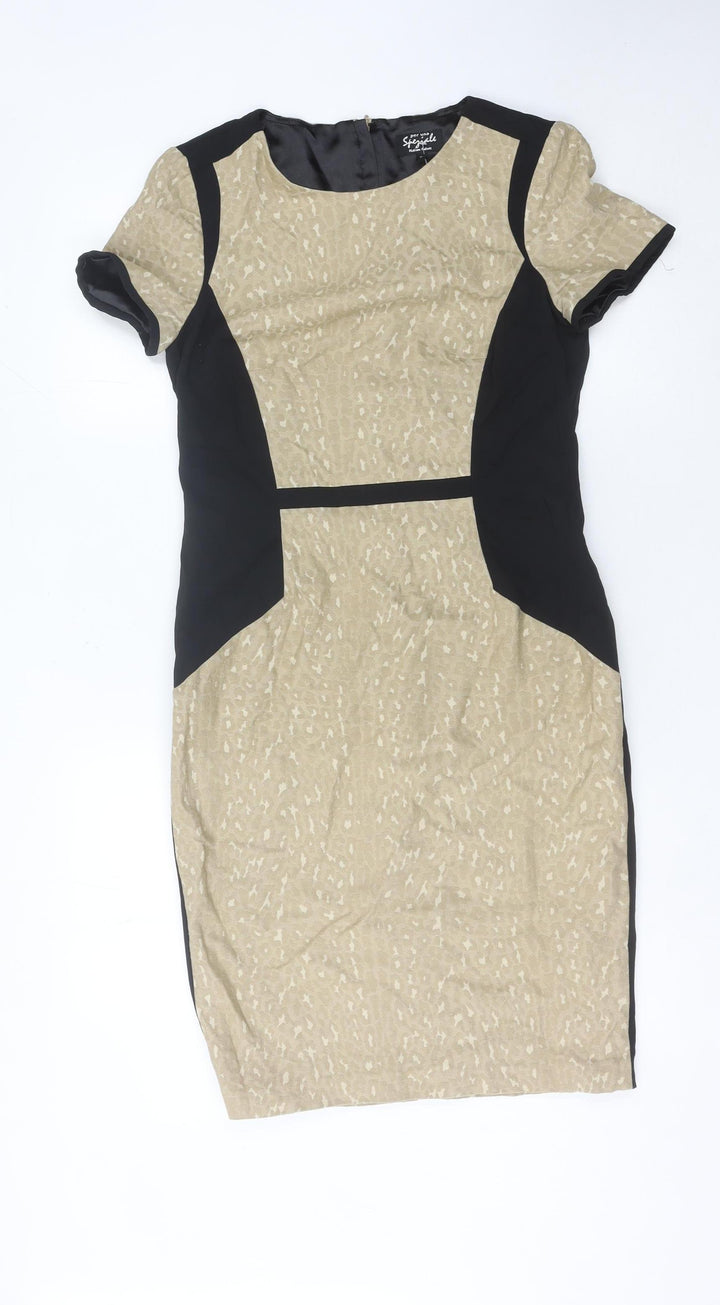 Marks and Spencer Women's Beige Pencil Dress Size 12