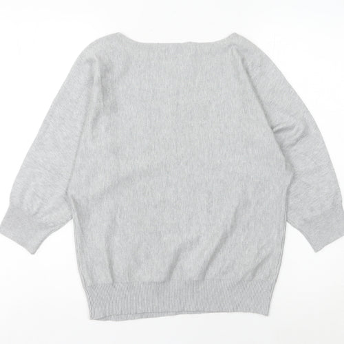 89th & Madison Women's Grey Pullover Jumper M