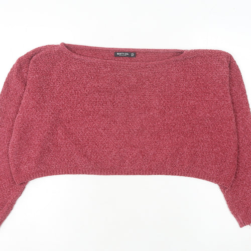 Nasty Gal Women's Red Pullover Jumper M