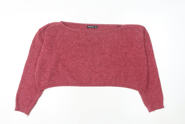 Nasty Gal Women's Red Pullover Jumper M
