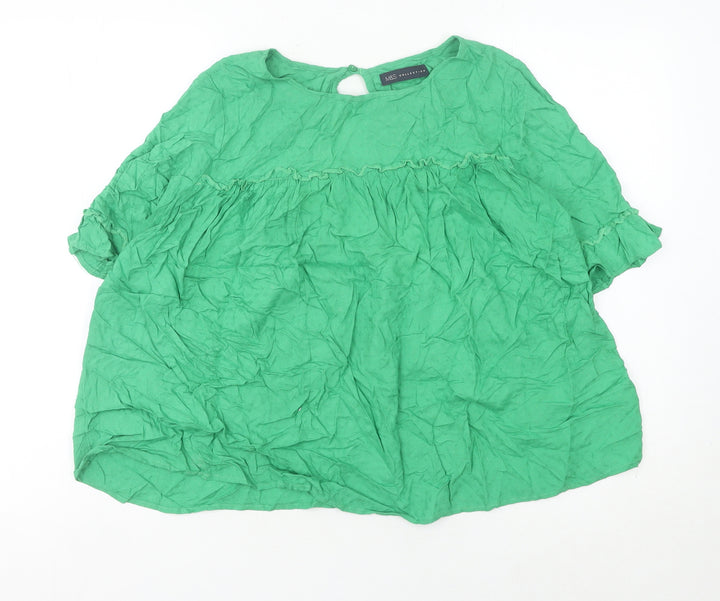 Marks and Spencer Women's Green Top Size 10