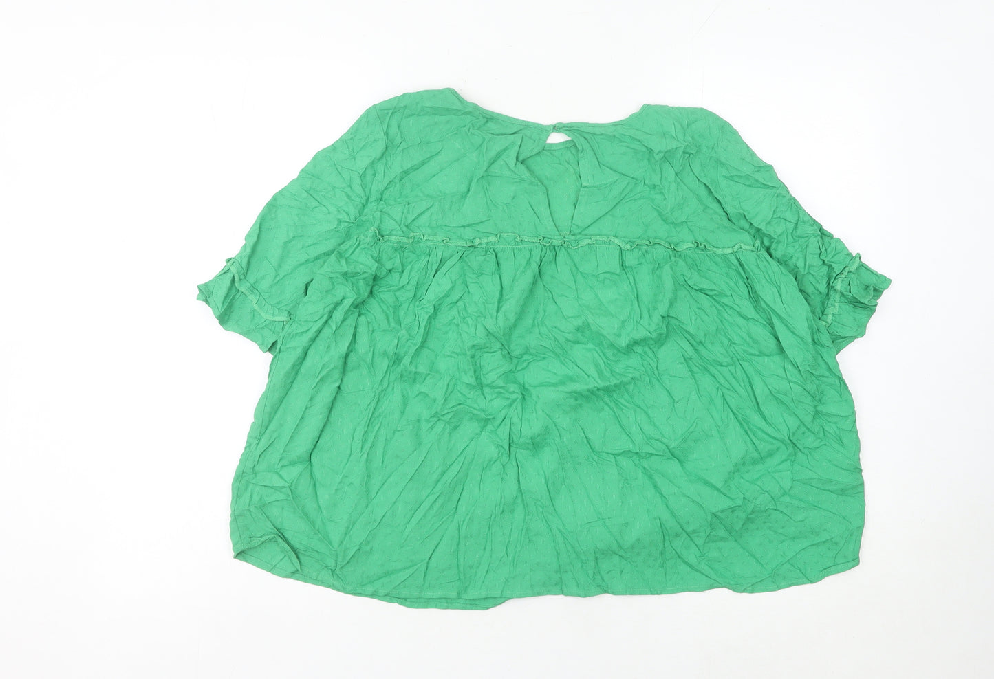 Marks and Spencer Women's Green Top Size 10