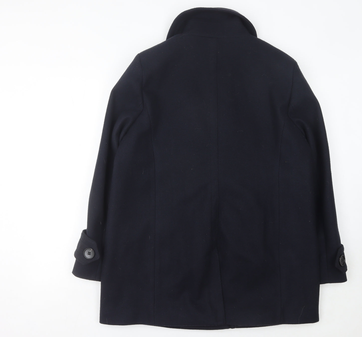 Next Women's Black Wool Pea Coat Size 16