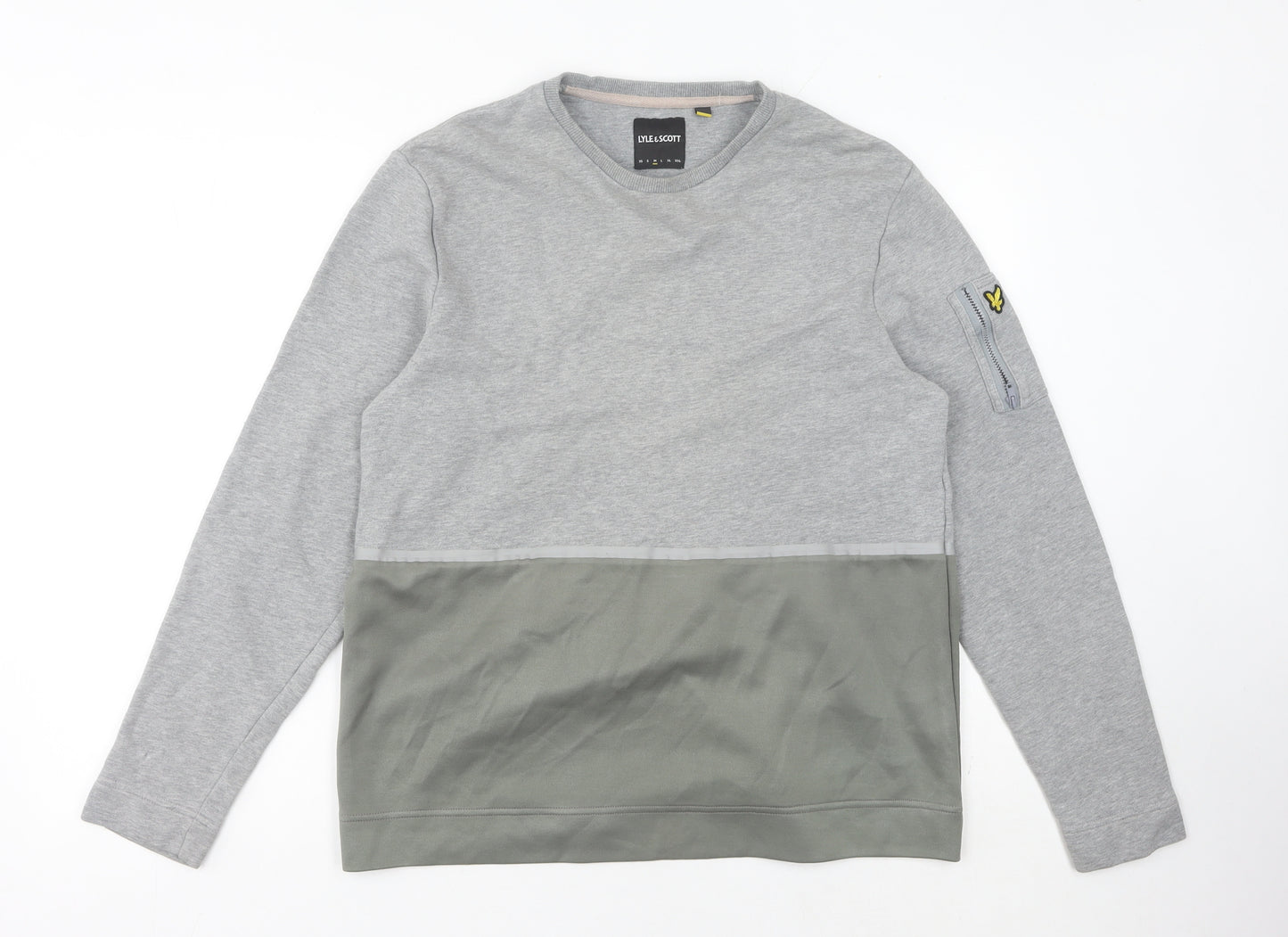 Lyle & Scott Men's Grey Pullover Sweatshirt XL