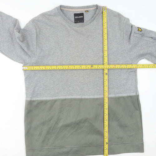 Lyle & Scott Men's Grey Pullover Sweatshirt XL
