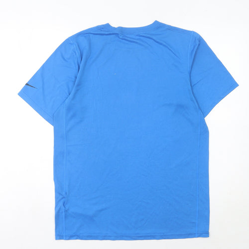 Nike Men's Blue Sports T-Shirt Small