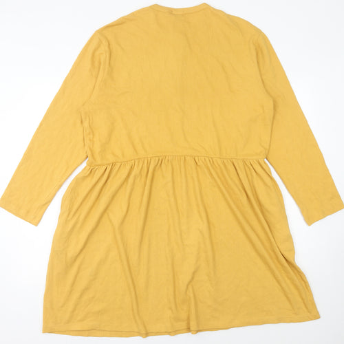 Superdry Yellow Women's Shirt Dress Size 16