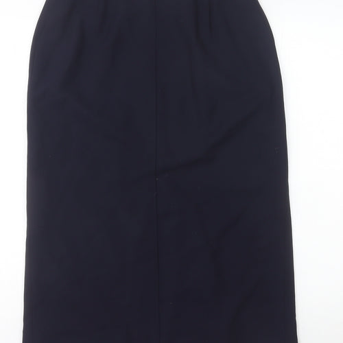Jaeger Women’s Black Midi Wool Pencil Skirt Size 12