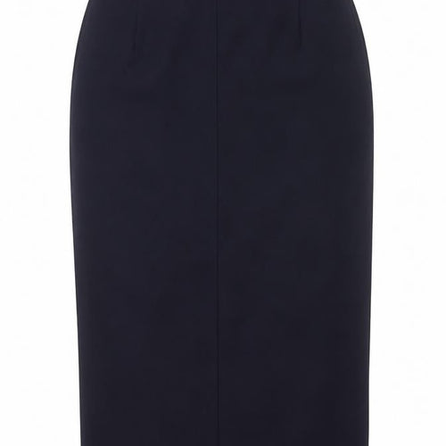 Jaeger Women’s Black Midi Wool Pencil Skirt Size 12