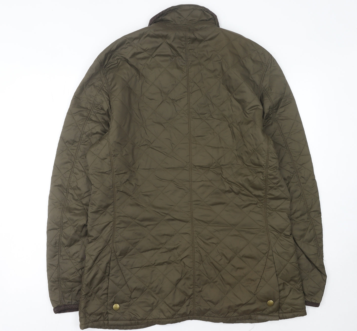 Barbour Men's Green Quilted Jacket, Size L, Casual Style