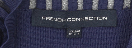 French Connection Women's Blue A-Line Dress 12