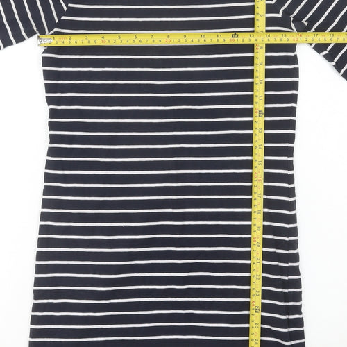 French Connection Women's Black Striped Shift Dress
