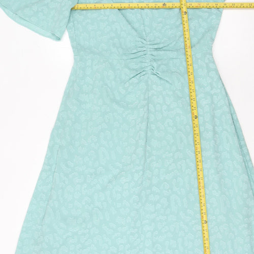 Marks and Spencer Women's Blue A-Line Midi Dress 14
