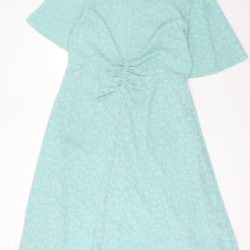 Marks and Spencer Women's Green Dress - Size 18