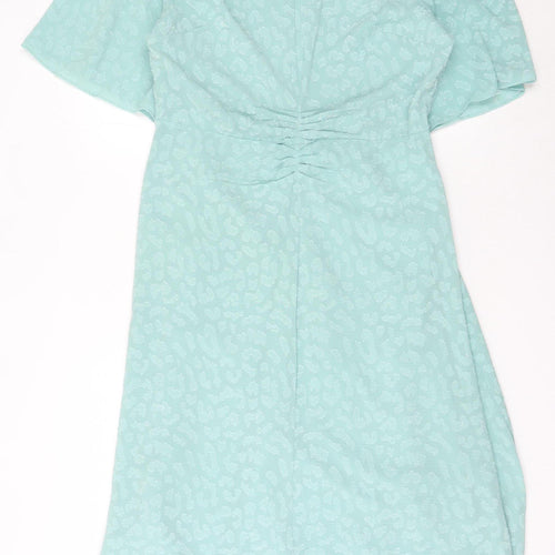Marks and Spencer Women's Blue Animal Print Dress