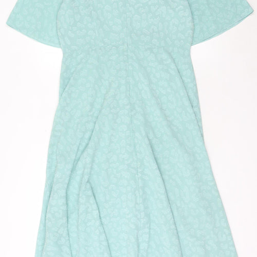 Marks and Spencer Women's Blue Animal Print Dress
