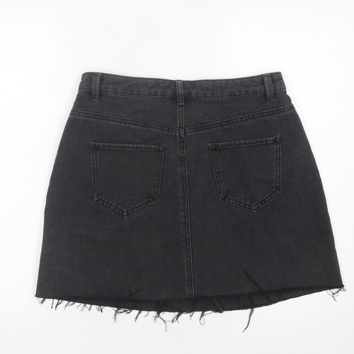 Denim Co Women's Black A-Line Denim Skirt, Size 12