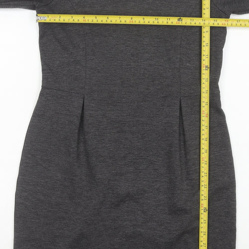 Banana Republic Women's Grey Sheath Dress Size 10