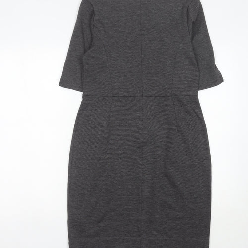 Banana Republic Women's Grey Sheath Dress Size 10
