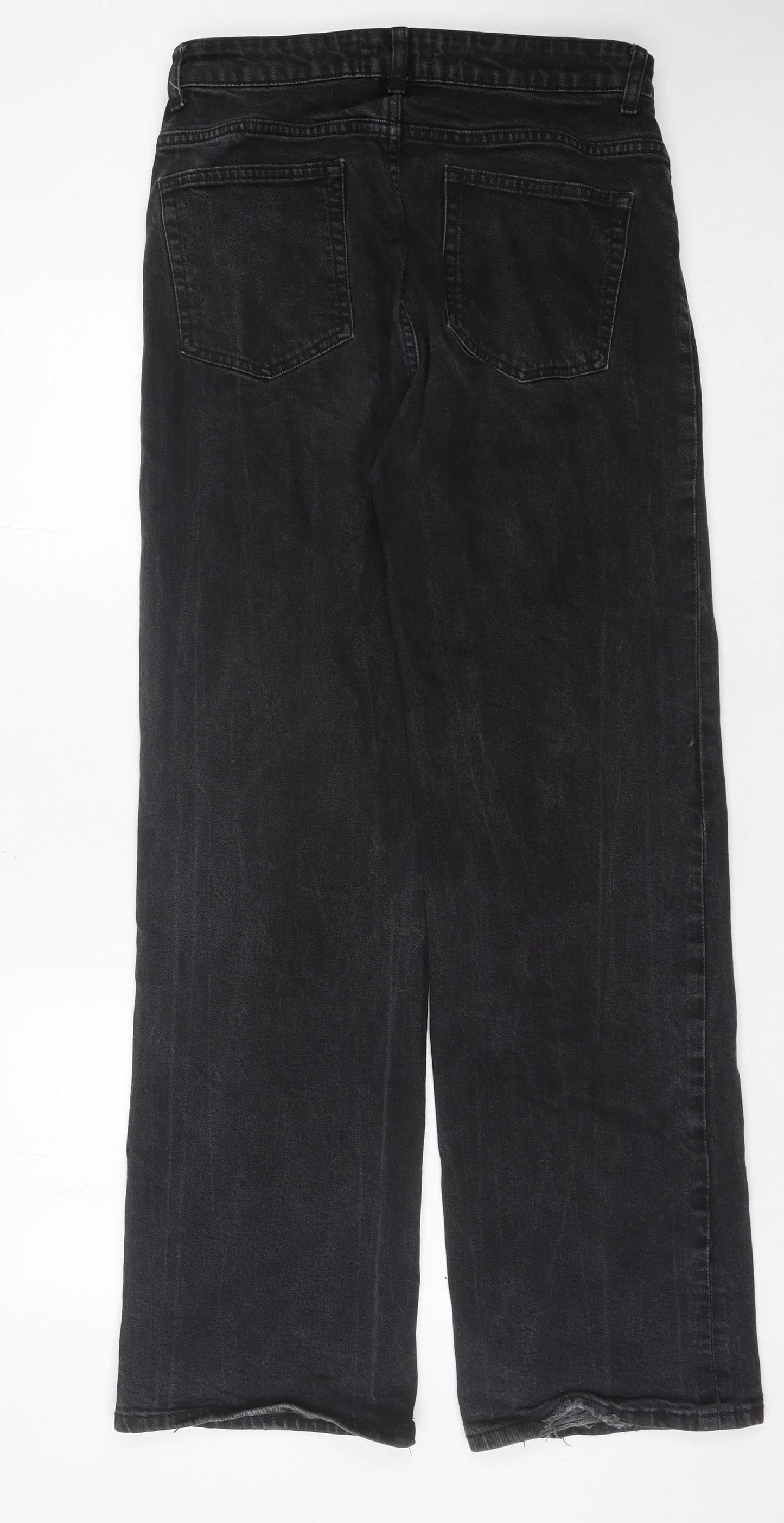 Primark Women's Black Straight Jeans Size 14