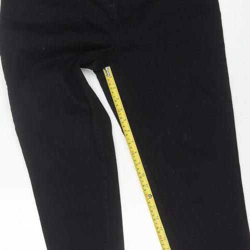 AVA Women's Black Regular Fit Jeans Size 16