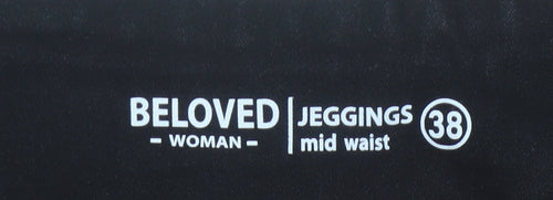 Beloved Women's Black Jeggings Size 10 Mid Waist