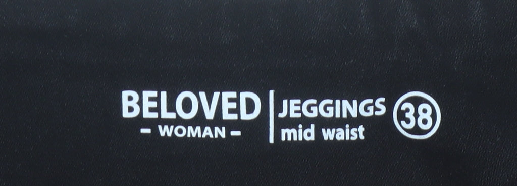 Beloved Women's Black Jeggings Size 10 Mid Waist