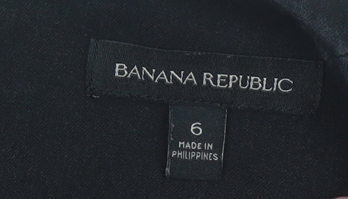 Banana Republic Women's Black Sheath Dress Size 6