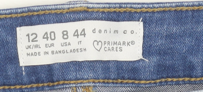 Primark Women's Blue Skinny Jeans Size 12