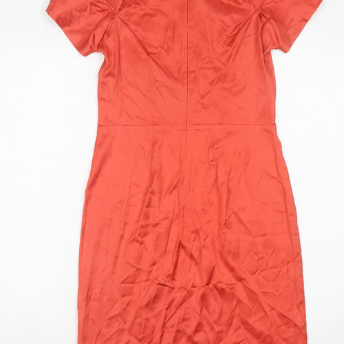 Banana Republic Women's Red Sheath Dress Size 4P